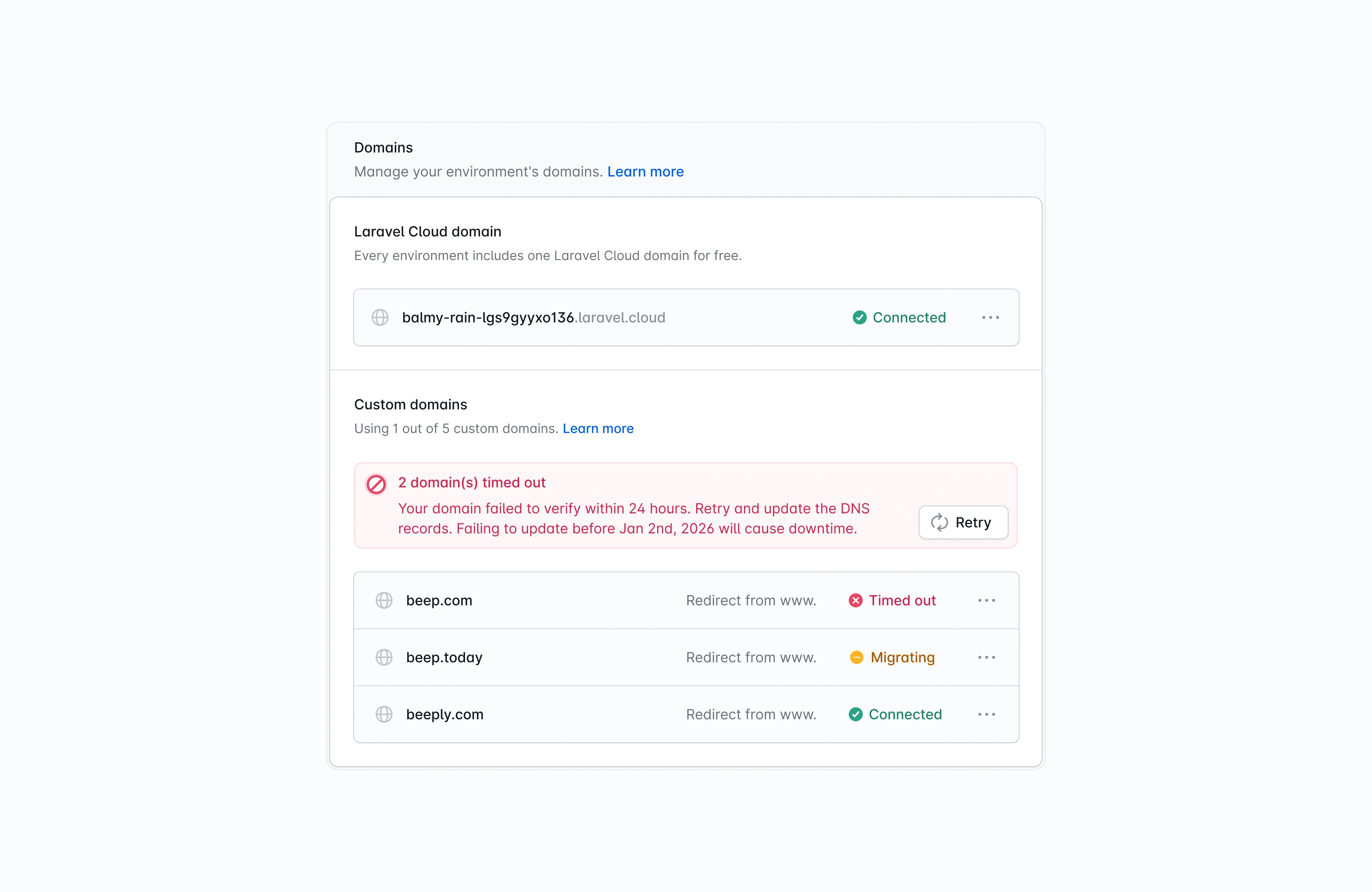 Laravel project screenshot 3